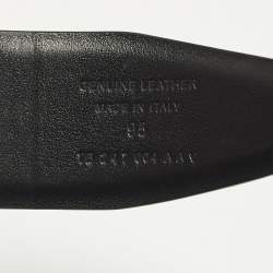 Pre Owned Tom Ford T Buckle 95 CM Belt Black Leather