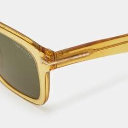 مملوكة مسبقًا Tom Ford Clear Yellow/Transparent Dax Sunglasses