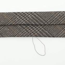 Pre Owned Tom Ford Brown Prince of Wales Check Patterned Wool/Silk Neck Tie