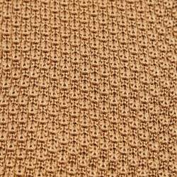 Pre Owned Tom Ford Beige Silk Satin Knit Classic Tie 
