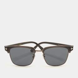 مملوكة مسبقًا Tom Ford Black TF1139-K Square Sunglasses