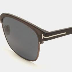 Pre Owned Tom Ford Black TF1139-K Square Sunglasses