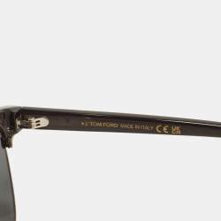 Pre Owned Tom Ford Black TF1139-K Square Sunglasses