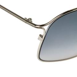Tom Ford Silver / Blue Gradient TF194 Felix Crossover Aviator Sunglasses