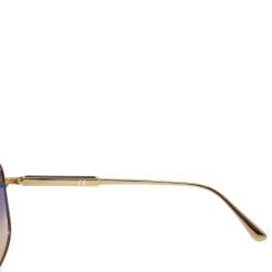 مملوكة مسبقًا نظارة شمسية توم فورد مربعة جود تي أف669 متدرجة ثنائية اللون/ لون ذهبي