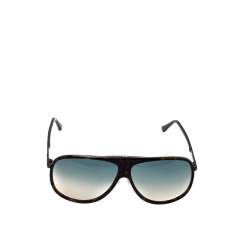 مملوكة مسبقًا نظارة شمسية توم فورد تي أف 462 كريس أفياتور متدرجة أخضر/ هافانا بني