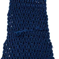 مملوكة مسبقًا Tom Ford Royal Blue Silk Knit Dégradé Tie 