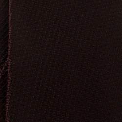 Pre Owned Tom Ford Burgundy Jacquard Silk Tie