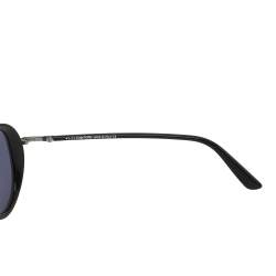 Pre Owned Tom Ford Black/Blue Miles TF341 Aviator Sunglasses