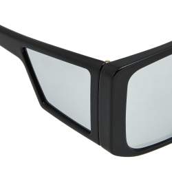 Pre Owned Tom Ford Black / Smoke Mirrored FT0710 Atticus Shield Sunglasses