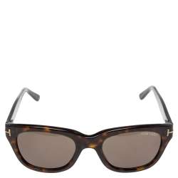 مملوكة مسبقًا Tom Ford Brown Snowdon Wayfarer Sunglasses