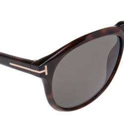 مملوكة مسبقًا نظارة شمسية توم فورد  فلين تي أف 291 وايفارير بنية داكنة هافانا