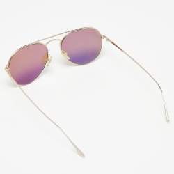 Pre Owned Tom Ford Brown Ace-02 Aviator Sunglasses