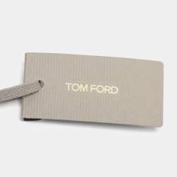 Pre Owned Tom Ford Pink & Black Jacquard Silk Tie