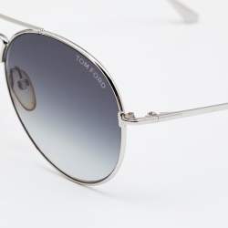 مملوكة مسبقًا Tom Ford Silver Tone/ Grey Gradient TF 551 Ace-02 Aviator Sunglasses