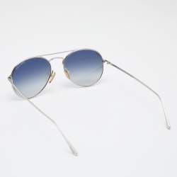 مملوكة مسبقًا Tom Ford Silver Tone/ Grey Gradient TF 551 Ace-02 Aviator Sunglasses