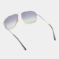Tom Ford Grey/Silver Georges Gradient Aviator Sunglasses
