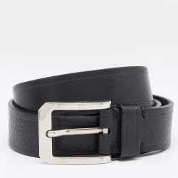 Tom Ford Black Leather Buckle Belt 110CM