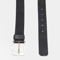 Tom Ford Black Leather Buckle Belt 110CM