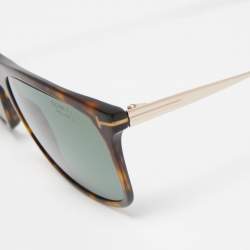 Tom Ford Dark Brown Max 02 Polarized Square Sunglasses