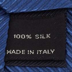 Tom Ford Blue Stripe Patterned Silk Tie