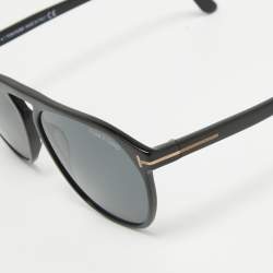 Pre Owned Tom Ford Black TF835 Jasper Aviator Sunglasses