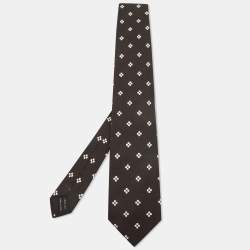 Tom Ford Black Jacquard Silk Tie