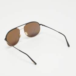 Tom Ford Brown/Black Gio TF772 Aviator Sunglasses