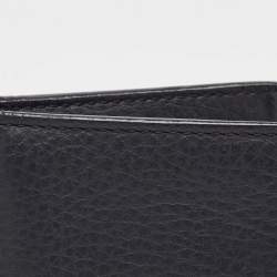 Tom Ford Navy Blue Leather Bifold Card Case