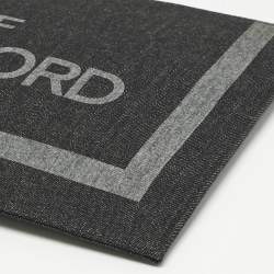 Pre Owned Tom Ford Black/Grey Denim Flat Zipped Pouch