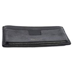 Tom Ford Black Leather T Line Card Holder
