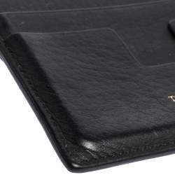 Tom Ford Black Leather T Line Card Holder
