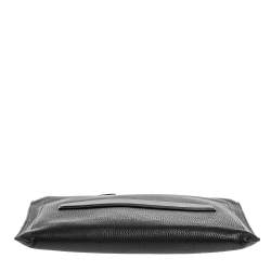 Tom Ford Black Grain Leather Buckley Zip Portfolio 