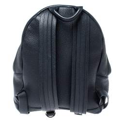 Pre Owned Tom Ford Navy Blue Leather Buckley Backpack