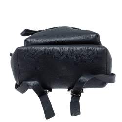 Pre Owned Tom Ford Navy Blue Leather Buckley Backpack