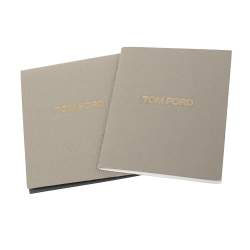 Pre Owned Tom Ford Black Grain Leather Messenger Bag