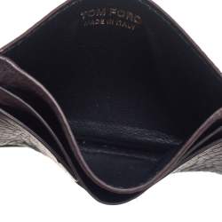 Tom Ford Dark Brown Leather Card Holder
