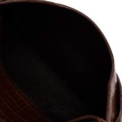 Tom Ford Brown Alligator Card Holder