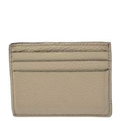 Tom Ford khaki Green Leather T Bar Card Holder