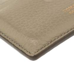 Tom Ford khaki Green Leather T Bar Card Holder