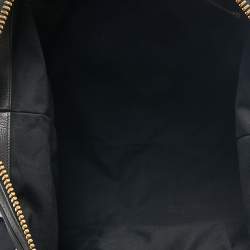 Tom Ford Black Leather Duffel Bag