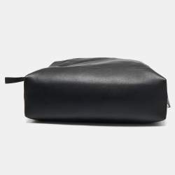 Tom Ford Black Leather Duffel Bag