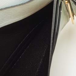 Pre Owned Tom Ford Blue Leather Money Clip Wallet