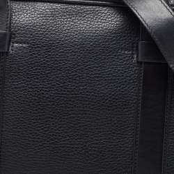 Tom Ford Black Leather Buckley Briefcase Bag