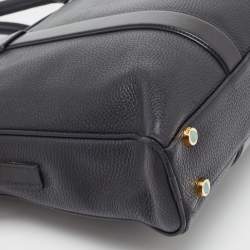 Tom Ford Black Leather Buckley Briefcase Bag