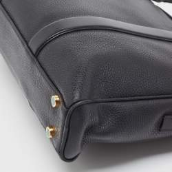 Tom Ford Black Leather Buckley Briefcase Bag