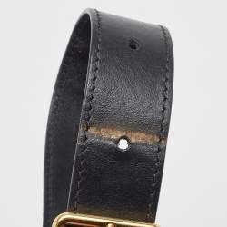 Tom Ford Black Leather Buckley Briefcase Bag