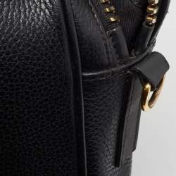 Tom Ford Black Leather Buckley Briefcase Bag