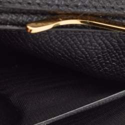 Tom Ford Black Leather TF Logo Money Clip 