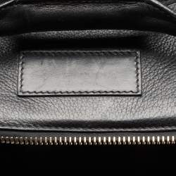 Tom Ford Black Leather Rolling Suitcase